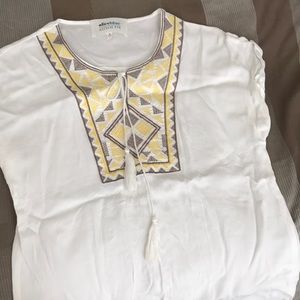 Only worn once - Springtime peasant top